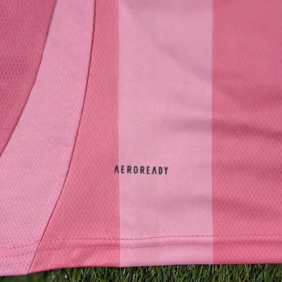 Adidas Inter Miami Lionel Messi #10 Pink Striped Jersey Adult 2025/26 Size L - Picture 9 of 10